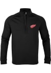 Main image for Levelwear Detroit Red Wings Youth Black Calibre Jr Long Sleeve Quarter Zip Shirt
