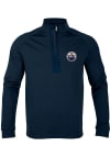 Main image for Levelwear Edmonton Oilers Youth Navy Blue Calibre Jr Long Sleeve Quarter Zip Shirt