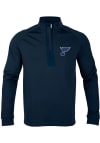 Main image for Levelwear St Louis Blues Youth Navy Blue Calibre Jr Long Sleeve Quarter Zip Shirt