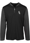 Main image for Levelwear Chicago White Sox Mens Black Spector Long Sleeve 1/4 Zip Pullover
