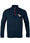 Main image for Levelwear Cleveland Guardians Mens Navy Blue Calibre Long Sleeve 1/4 Zip Pullover