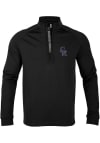 Main image for Levelwear Colorado Rockies Mens Black Calibre Long Sleeve 1/4 Zip Pullover