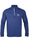 Main image for Levelwear Kansas City Royals Mens Blue Calibre Long Sleeve 1/4 Zip Pullover