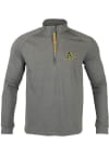 Main image for Levelwear Oakland Athletics Mens Charcoal Calibre Long Sleeve 1/4 Zip Pullover