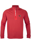 Main image for Levelwear Ottawa Senators Mens Red Calibre Long Sleeve 1/4 Zip Pullover