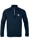 Main image for Levelwear Toronto Maple Leafs Mens Navy Blue Calibre Long Sleeve 1/4 Zip Pullover