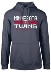 Main image for Levelwear Minnesota Twins Mens Navy Blue Podium Long Sleeve Hoodie