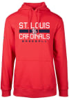 Main image for Levelwear St Louis Cardinals Mens Red Podium Long Sleeve Hoodie