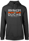 Main image for Levelwear Anaheim Ducks Mens Black Podium Long Sleeve Hoodie