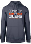 Main image for Levelwear Edmonton Oilers Mens Navy Blue Podium Long Sleeve Hoodie
