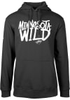 Main image for Levelwear Minnesota Wild Mens Black Podium Long Sleeve Hoodie