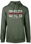 Main image for Levelwear Minnesota Wild Mens Green Podium Long Sleeve Hoodie
