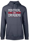 Main image for Levelwear Montreal Canadiens Mens Navy Blue Podium Long Sleeve Hoodie