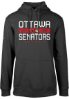 Main image for Levelwear Ottawa Senators Mens Black Podium Long Sleeve Hoodie