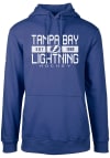 Main image for Levelwear Tampa Bay Lightning Mens Blue Podium Long Sleeve Hoodie