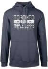 Main image for Levelwear Toronto Maple Leafs Mens Navy Blue Podium Long Sleeve Hoodie