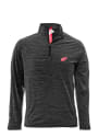 Detroit Red Wings Levelwear Armour 1/4 Zip Pullover - Charcoal
