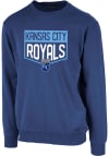 Main image for Levelwear Kansas City Royals Mens Blue Zane Team Shield Long Sleeve Sweatshirt
