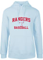 Texas Rangers Levelwear PRE-GAME PODIUM Hooded Sweatshirt - Light Blue