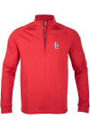 Main image for Levelwear St Louis Cardinals Mens Red Calibre Scoreboard Long Sleeve 1/4 Zip Pullover