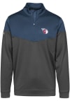 Main image for Levelwear Cleveland Guardians Mens Navy Blue Commuter Long Sleeve 1/4 Zip Pullover