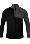 Main image for Levelwear Philadelphia Flyers Mens Black PINNACLE Long Sleeve 1/4 Zip Pullover