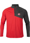 Main image for Levelwear Cincinnati Reds Mens Red Pinnacle Long Sleeve 1/4 Zip Pullover