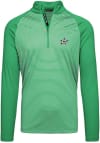 Main image for Levelwear Dallas Stars Mens Green Charter Long Sleeve 1/4 Zip Pullover