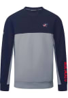 Main image for Levelwear Columbus Blue Jackets Mens Navy Blue Legacy Long Sleeve Crew Sweatshirt