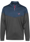 Main image for Levelwear Columbus Blue Jackets Mens Blue Commuter Long Sleeve 1/4 Zip Pullover