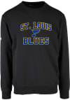 Main image for Levelwear St Louis Blues Mens Black Zane Long Sleeve Crew Sweatshirt