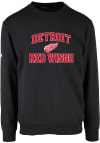 Main image for Levelwear Detroit Red Wings Mens Black Zane Long Sleeve Crew Sweatshirt
