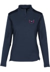 Main image for Levelwear Washington Capitals Womens Navy Blue Daybreak 1/4 Zip Pullover