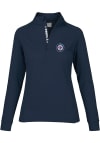 Main image for Levelwear Winnipeg Jets Womens Navy Blue Essence 1/4 Zip Pullover