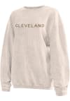 Main image for Cleveland Womens Natural Long Sleeve Corded Crew Sweatshirt