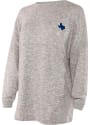Texas Womens Grey Cozy Fleece Long Sleeve T Shirt