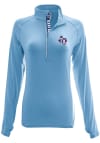 Main image for Levelwear Texas Rangers Womens Light Blue Energy 1/4 Zip Pullover