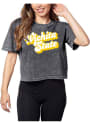 Wichita State Shockers Womens Short N Sweet Crop T-Shirt - Grey