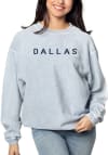 Main image for Dallas Ft Worth Womens Light Blue Corded Crew Crew Sweatshirt