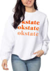 Main image for Oklahoma State Cowboys Womens White Corded Crew Sweatshirt