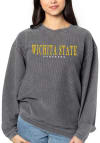 Main image for Wichita State Shockers Womens Charcoal Corded Crew Sweatshirt