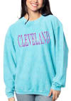 Main image for Cleveland Womens Light Blue Corded Crew Sweatshirt