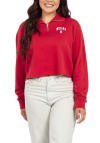 Main image for Womens Crimson Indiana Hoosiers Team Pride Qtr Zip