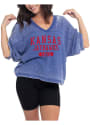 Kansas Jayhawks Womens Waffle Jersey T-Shirt - Blue