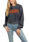 Main image for Oklahoma State Cowboys Womens Black Campus Crop Crew Sweatshirt