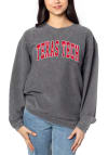 Main image for Texas Tech Red Raiders Womens Black Corded Crew Sweatshirt