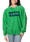 Main image for Notre Dame Fighting Irish Womens Kelly Green Corded Crew Sweatshirt