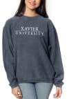 Main image for Xavier Musketeers Womens Navy Blue Corded Crew Sweatshirt