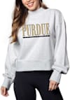 Main image for Womens Grey Purdue Boilermakers Hailey Crew Sweatshirt