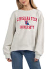 Main image for Louisiana Tech Bulldogs Womens Grey Old School Crew Sweatshirt